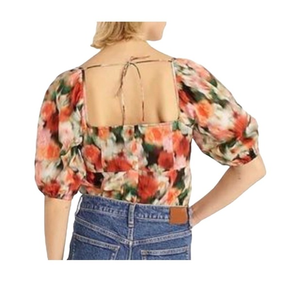 NWT J. Crew Squareneck Top Liberty® Hazy Days Floral 12 - Picture 2 of 8